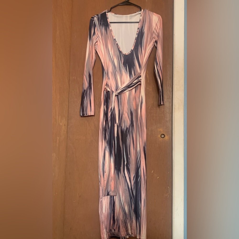 Women Illusion Waist Dress